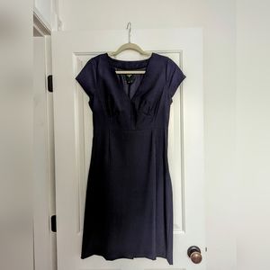 JCrew navy pinstripe suiting dress - size 6